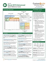 Excel 2019 Advanced Quick Reference