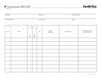 Customs List  1883-1897.qxd