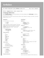 Arduino - Reference