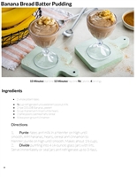 Banana Bread Batter Pudding