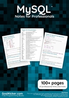 MySQL Notes for Professionals