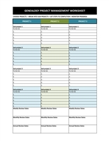 Project Management Worksheet