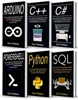 Coding Languages for Absolute Beginners: 6 Books in 1- Arduino, C++, C#, Powershell, Python & SQL