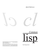 Common Lisp Quick Reference