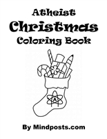 Atheist Christmas Coloring Book                                               by www.mindposts.com