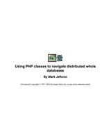Using PHP classes to navigate distributed whois databases