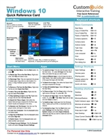 Windows 10 Quick Reference