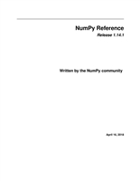 NumPy Reference
