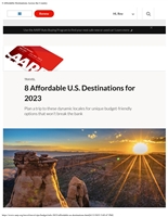 8 Affordable Destinations Across the Country​