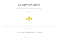 Colours of Spain coloring book