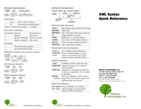Microsoft Word - XMLquickref.–