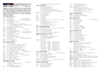 mod perl Quick Reference Card