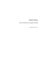 2015 think python how to think like a Computer scientist